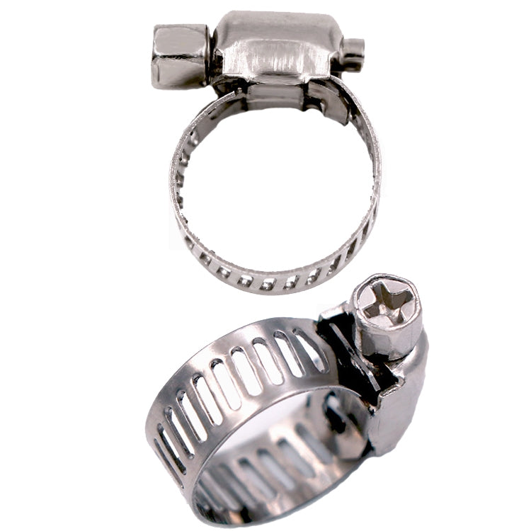 10pcs Stainless Steel Water Pipe Hose Clamp, Stainless Steel Pipe Clamp