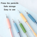 Press Pen Type Utility Knife Student Appointment Book Paper Cutting Knife, Cutting Knife