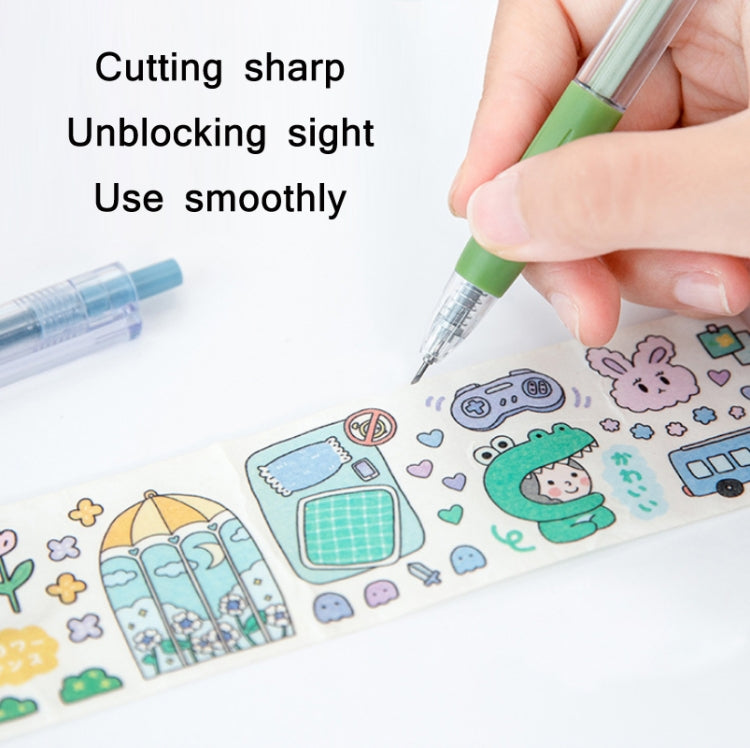 Press Pen Type Utility Knife Student Appointment Book Paper Cutting Knife, Cutting Knife