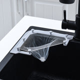 VIB-888 Kitchen Sink Triangle Hanging Net Drain Rack, Blue, Gray, White, Dark Green Gray