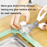 VIB-888 Kitchen Sink Triangle Hanging Net Drain Rack, Blue, Gray, White, Dark Green