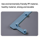 VIB-888 Kitchen Sink Triangle Hanging Net Drain Rack, Blue, Gray, White, Dark Green