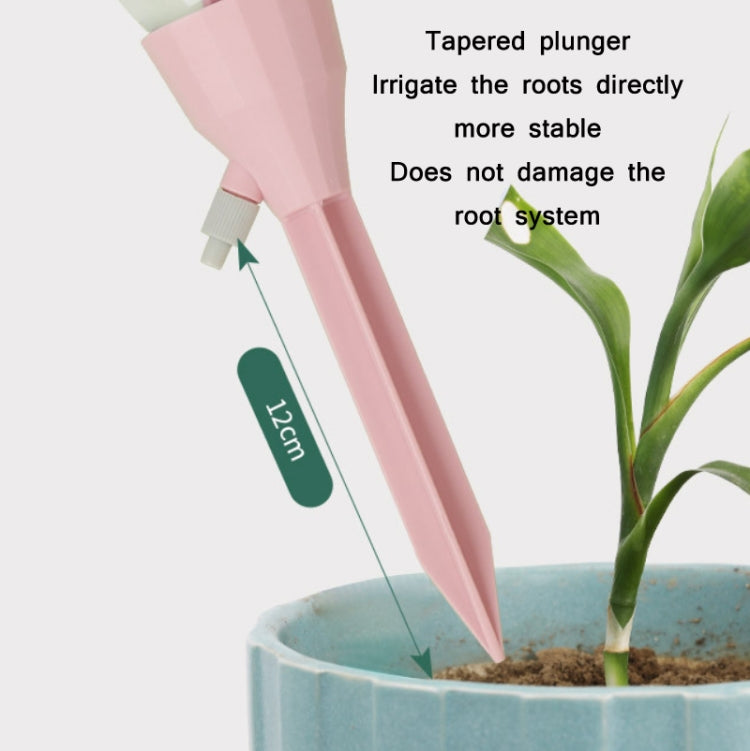 10pcs Household Potted Plant Drip Irrigation Adjustable Automatic Watering Device, Pink, Green, Beige White