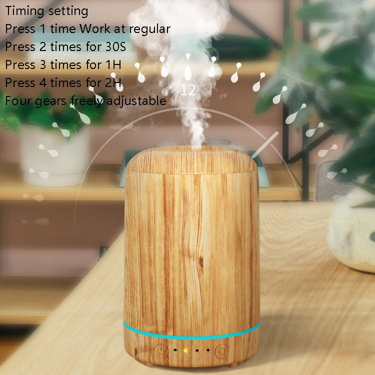 STB-105 Wood Grain Aromatherapy USB Air Purifier, Light Wooden Grain, Dark Wooden Grain