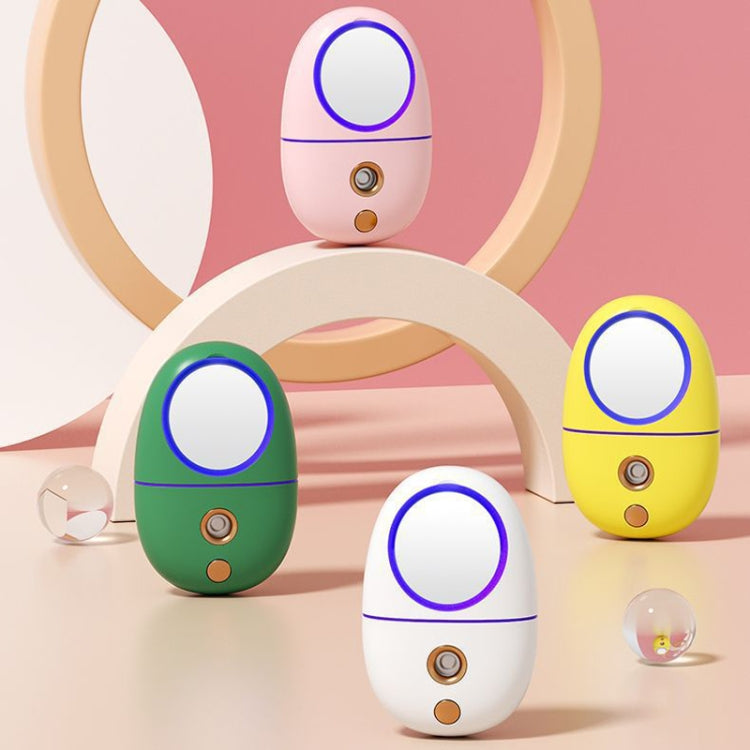 Q801A Makeup Mirror Spray Moisturizing Device, White, Yellow, Pink, Green