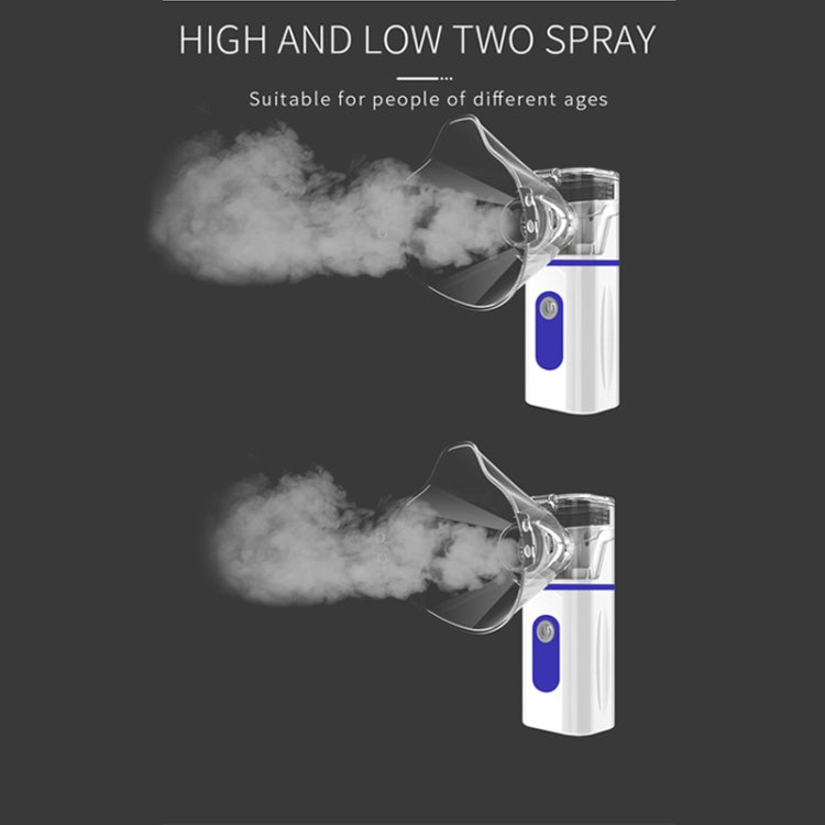 N3S Home Medical Mini Compression Ultrasonic Nebulizer, Blue, Gray, Green, Orange