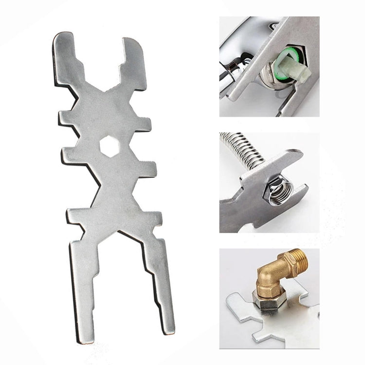 H-Type Multifunctional Socket Bathroom Install Faucet Wrench, H-Type Wrench