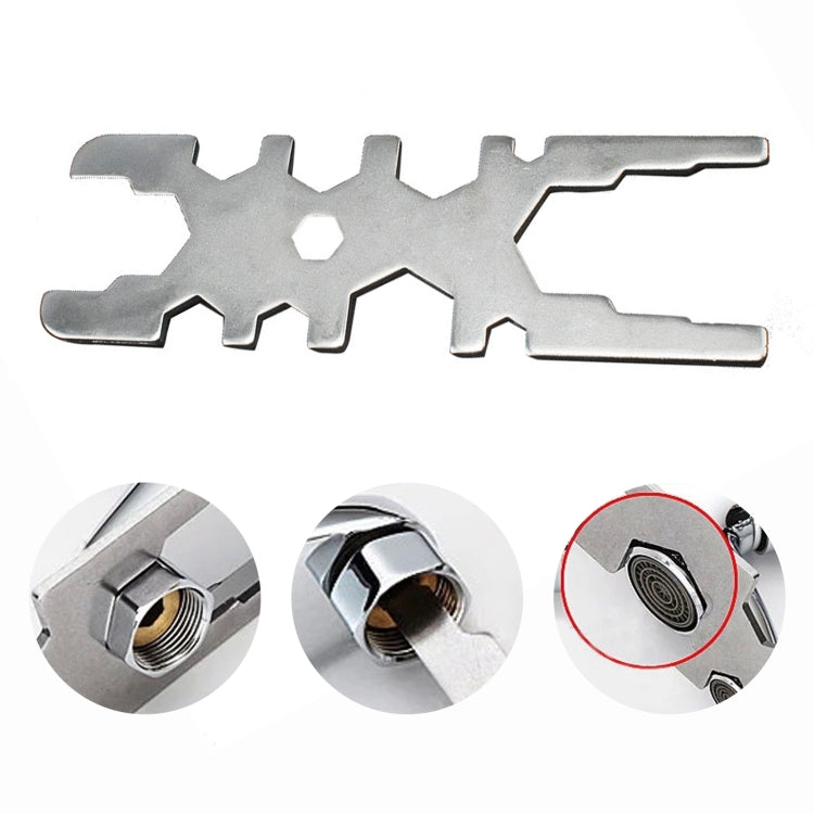 H-Type Multifunctional Socket Bathroom Install Faucet Wrench, H-Type Wrench