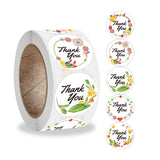 Thank You Flower Sticker Handicraft Decoration Envelope Sealing Sticker, A-206, A-207, A-208, A-209 A-206 A-206