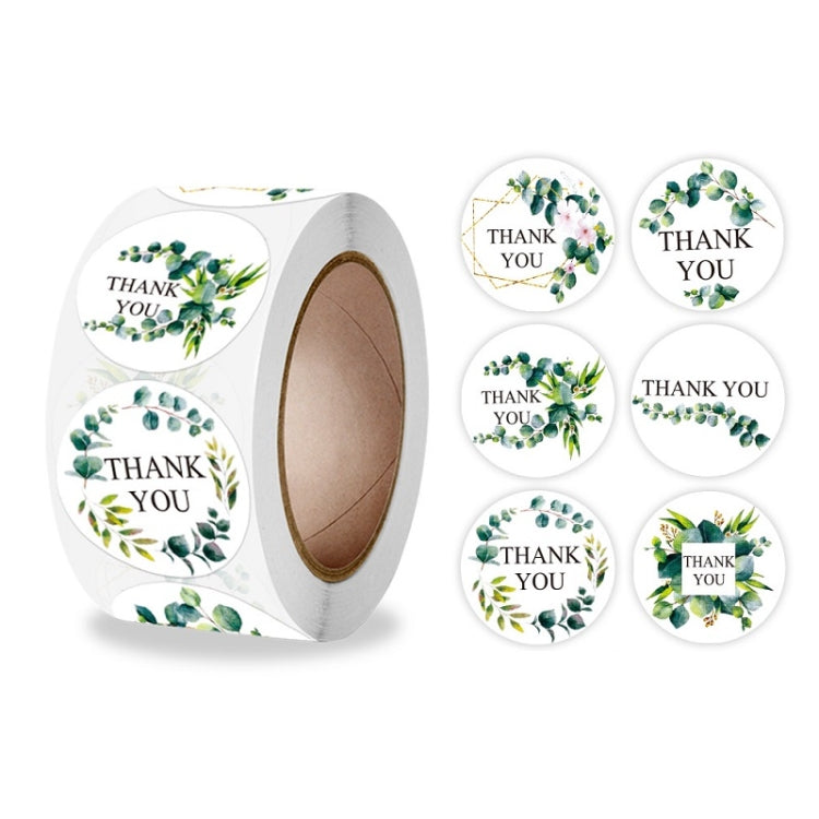 Thank You Floral Seal Sticker Envelope Sticker, A-322, A-323 A-322 A-322