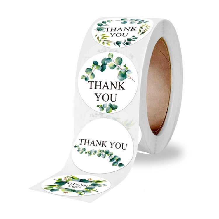 Thank You Floral Seal Sticker Envelope Sticker, A-322, A-323