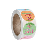 Round Kraft Paper Thank You Sticker Party Gift Tag, A-160, A-161, A-162, A-163