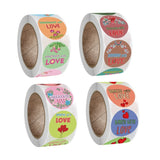 Round Kraft Paper Thank You Sticker Party Gift Tag, A-160, A-161, A-162, A-163