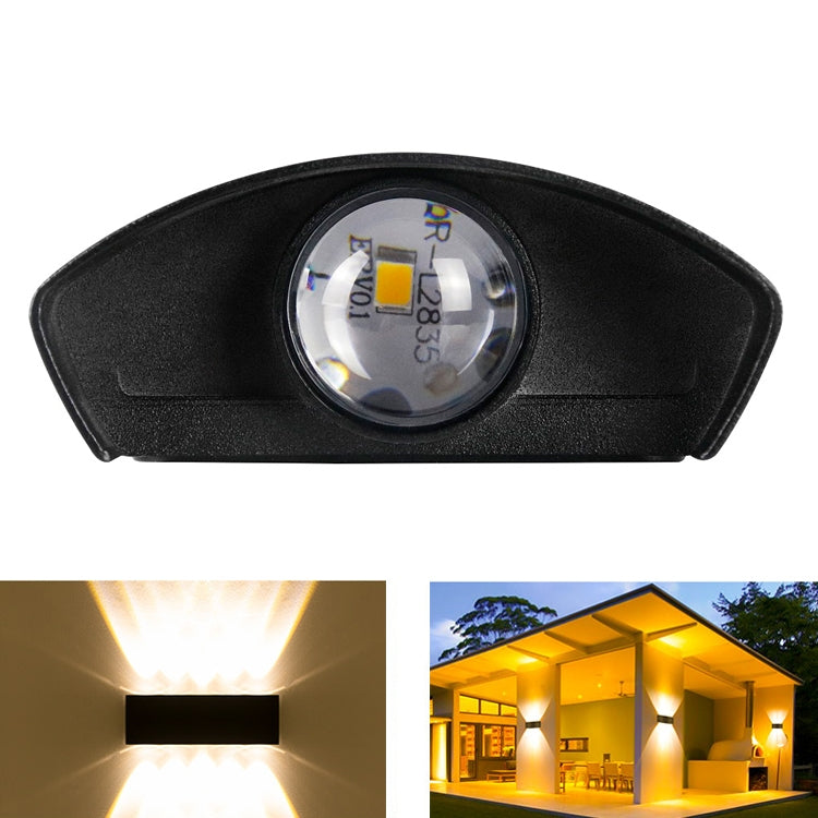 Garden Aluminum Double Head Wall Light, 2 LEDs, 4 LEDs, 6 LEDs, 8 LEDs, 10 LEDs, 12 LEDs