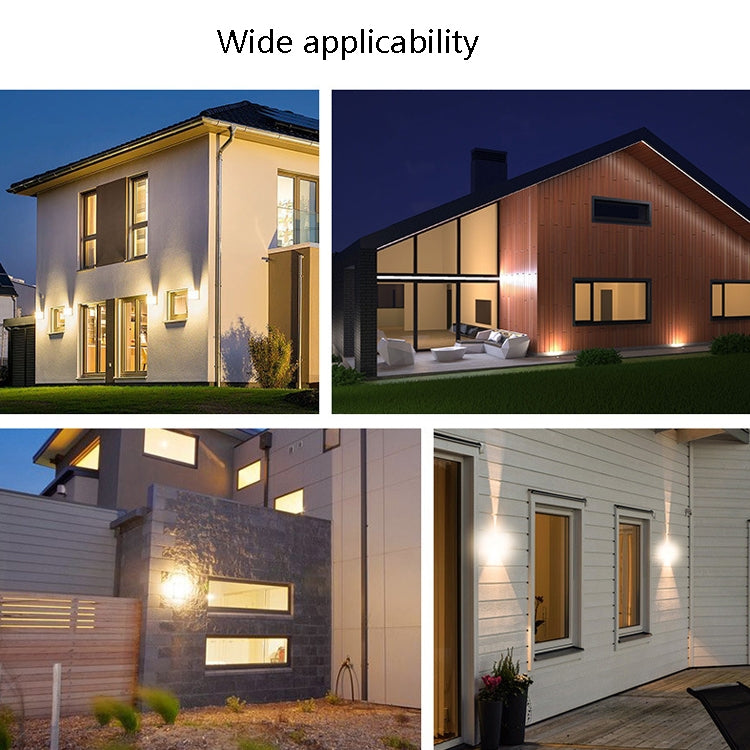 Garden Aluminum Double Head Wall Light, 2 LEDs, 4 LEDs, 6 LEDs, 8 LEDs, 10 LEDs, 12 LEDs