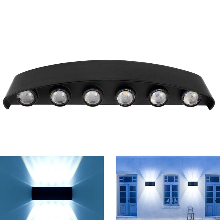 Garden Aluminum Double Head Wall Light, 2 LEDs, 4 LEDs, 6 LEDs, 8 LEDs, 10 LEDs, 12 LEDs