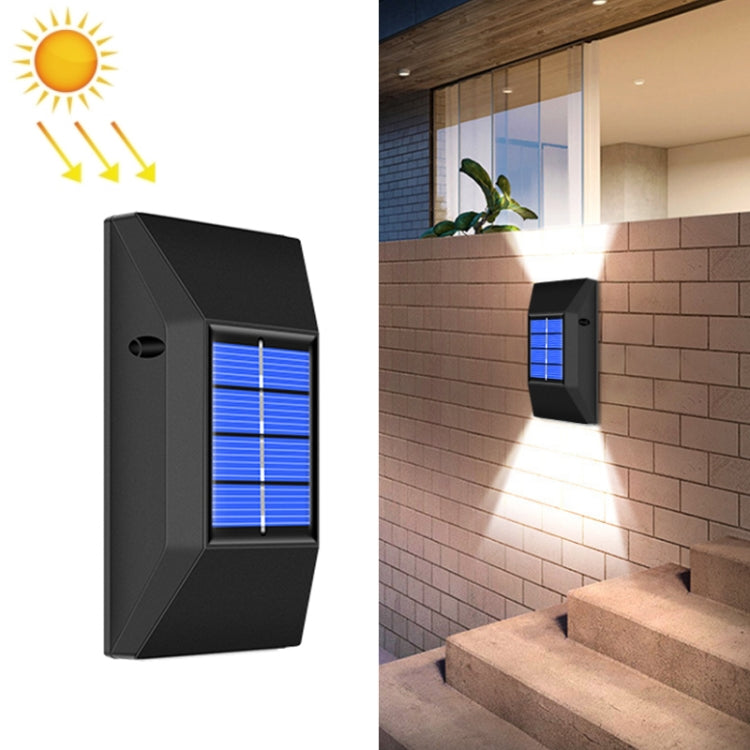 Outdoor Decorative Waterproof Solar Wall Light, Spec:, 6 LEDs White Light, 6 LEDs Warm Light