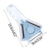 2 PCS 3 in 1 Peeler Vegetable And Fruit Peeler, Pink, Green, Blue