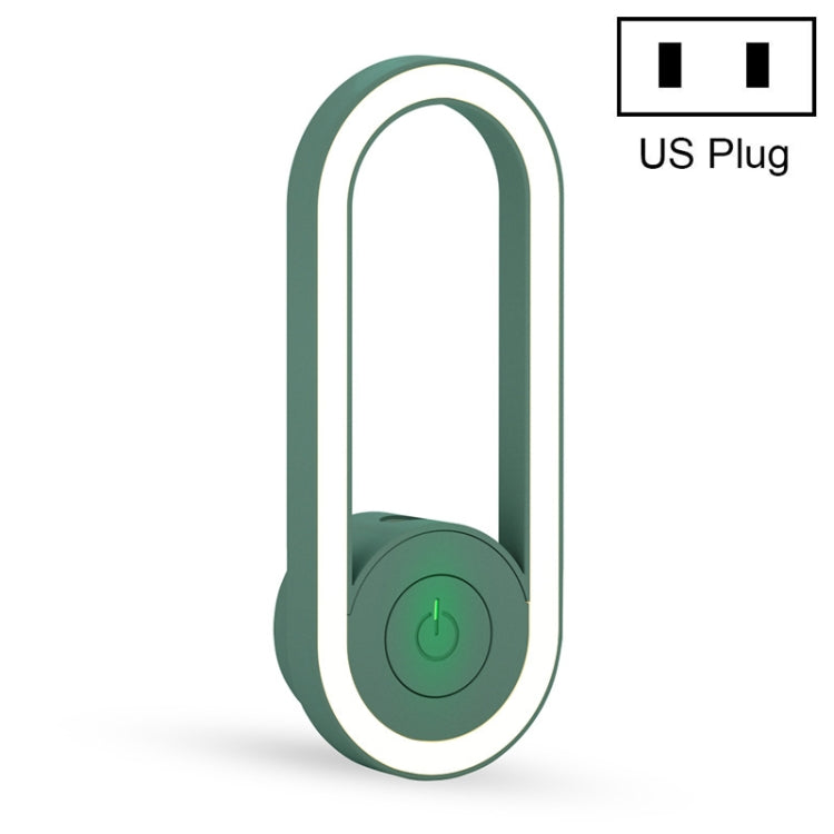TS-06 Multifunctional Ultrasonic Electronic Mosquito Repellent, US Plug Green