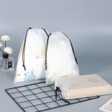 50 PCS PE Drawstring Bag Waterproof And Dustproof Storage Bag, 20x28cm, 25x30cm, 25x35cm, 30x40cm