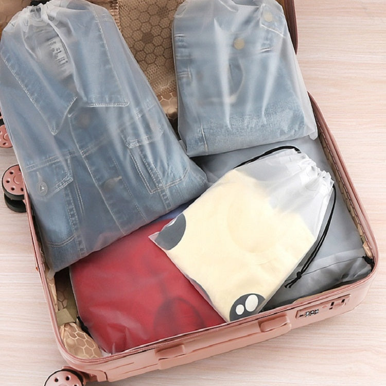50 PCS PE Drawstring Bag Waterproof And Dustproof Storage Bag, 20x28cm, 25x30cm, 25x35cm, 30x40cm