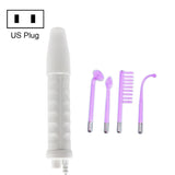 10W High-Frequency Electrotherapy Instrument Beauty Instrument, With 4 Tube Red Light, With 4 Tube Purple Light With 4 Tube Purple Light US Plug