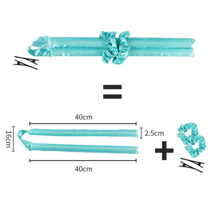 TZ403-1-1 5 In 1 Lazy EVA No Hot Foam Curler, Dream Purple, Mint Green, All-match Blacks, Warm Yellow, Fairy Pink