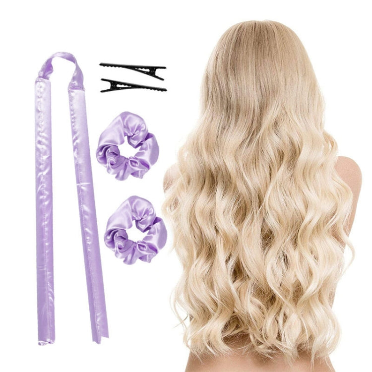 TZ403-1-1 5 In 1 Lazy EVA No Hot Foam Curler, Dream Purple, Mint Green, All-match Blacks, Warm Yellow, Fairy Pink