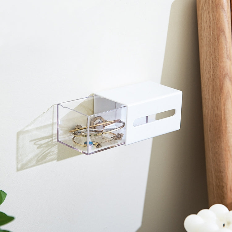 Left And Right Pull Wall Hanging Drawer Box Transparent Storage Box, Wall Hanging Drawer Box
