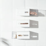 Left And Right Pull Wall Hanging Drawer Box Transparent Storage Box, Wall Hanging Drawer Box