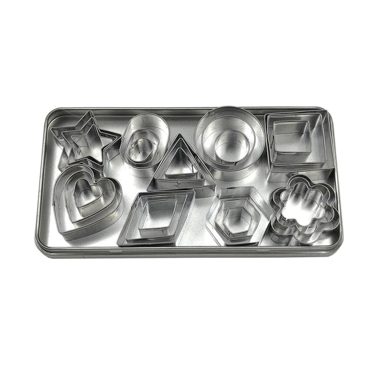 Stainless Steel Biscuit Mold, 30 PCS / Set, 27 PCS / Set