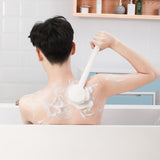 Home Long Handle Soft Hair Shower Brush, Mint Green, Cherry Pink, Ivory White