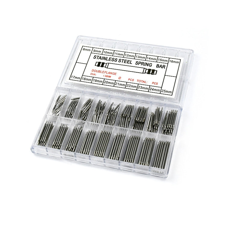 270 PCS / Box C015 8-25mm Stainless Steel Seamless Box Packing Spring Bar, 180 PCS / Box C014 8-25mm, 270 PCS / Box C015 8-25mm, 360 PCS / Box C016 8-25mm 360 PCS Box C016 8-25mm