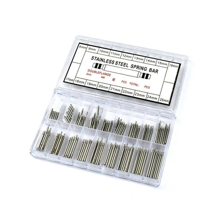 270 PCS / Box C015 8-25mm Stainless Steel Seamless Box Packing Spring Bar, 180 PCS / Box C014 8-25mm, 270 PCS / Box C015 8-25mm, 360 PCS / Box C016 8-25mm 180 PCS Box C014 8-25mm