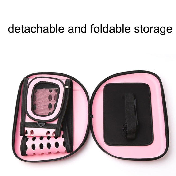 Pets Out Foldable EVA Backpack, Black, Pink, Gray, Champagne