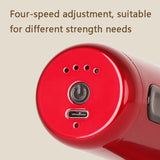 JM-09 Brushless Mini Massage Vibration Fascia Gun, Grey, White, Red