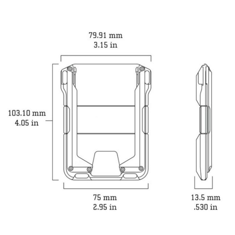 RFID Metal Anti-Theft Credit Card Holder, Black Aluminum Terms, Silver Aluminum Terms, Black Metal + Black Skin, Silver Metal + Black Skin