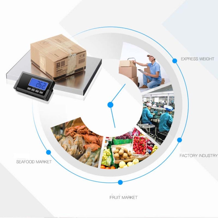 Wireless Transmission Split Scale Electronic Scale Portable Express Scale Animal Scale,CN Plug, 180kg / 0.1kg