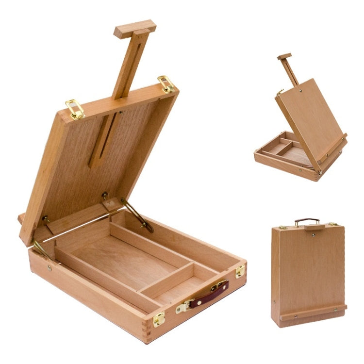 Round Corner Portable Oil Painting Box Multifunctional Painting Stand, Painting Stand