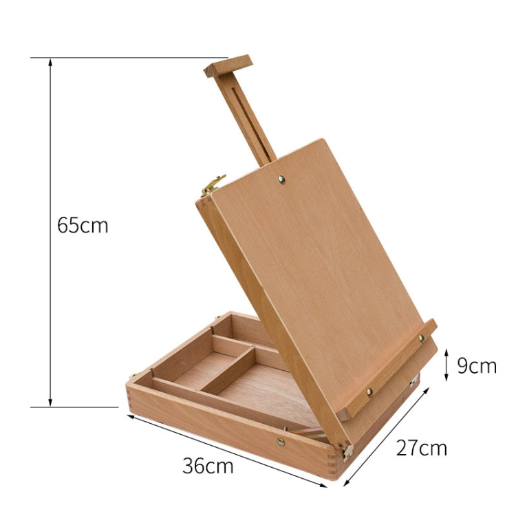Round Corner Portable Oil Painting Box Multifunctional Painting Stand, Painting Stand