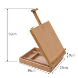 Round Corner Portable Oil Painting Box Multifunctional Painting Stand, Painting Stand