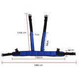 LYAQD-3 Postoperative Anti-Fall Wheelchair Adjustable Seat Belt, LYAQD-3 Blue