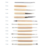 43 In 1 Clay Tool Combination Set with Storage Bag, 43 In 1 Clay Tool
