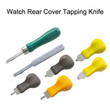 10 PCS Watch Rear Cover Tapping Knife Watch Opener, Style:, Yellow Narrow Mouth, Yellow Wide Mouth, Orange Flat-blade Mouth, Brown Narrow Mouth, Brown Flat-blade Mouth