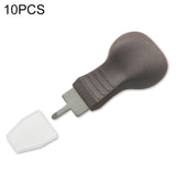 10 PCS Watch Rear Cover Tapping Knife Watch Opener, Style:, Orange Flat-blade Mouth, Brown Narrow Mouth, Brown Flat-blade Mouth, Yellow Narrow Mouth, Yellow Wide Mouth Brown Flat-blade Mouth