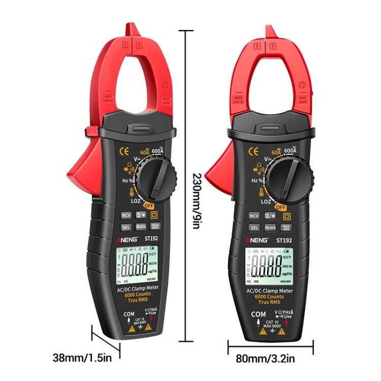 ANENG ST191 Multifunctional AC Clamp Digital Meter - Zen Craft