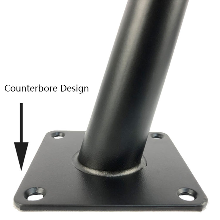 LH-ZT-0001 Cone Round Tube Furniture Support Legs, Style:, Straight Cone Height 10cm, Straight Cone Height 12cm, Straight Cone Height 15cm, Straight Cone Height 17cm, Straight Cone Height 20cm, Straight Cone Height 25cm, Straight Cone Height 30cm      ...