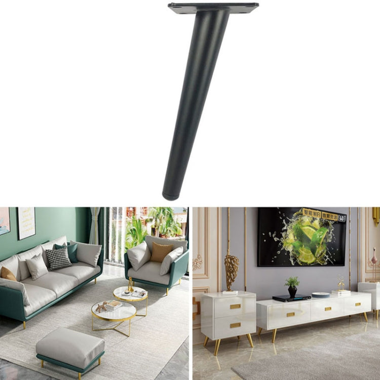 LH-ZT-0001 Cone Round Tube Furniture Support Legs, Style:, Straight Cone Height 10cm, Straight Cone Height 12cm, Straight Cone Height 15cm, Straight Cone Height 17cm, Straight Cone Height 20cm, Straight Cone Height 25cm, Straight Cone Height 30cm      ...