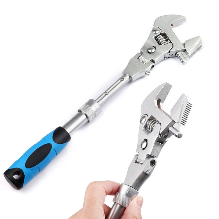 10 Inch Multifunctional Folding Shaking Head Ratchet Wrench Bathroom Wrench, 10 Inch Folding Wrench 10 Inch Folding Wrench