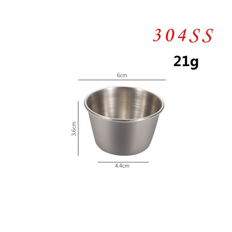 Stainless Steel Tortilla Salad Tomato Sauce Cup, Specification： 304 Small, 304 Small, 201 Medium, 201 Large, 304 Large, 304 Small (Gold), 304 Small (Rose Gold), 304 Small (Colorful)